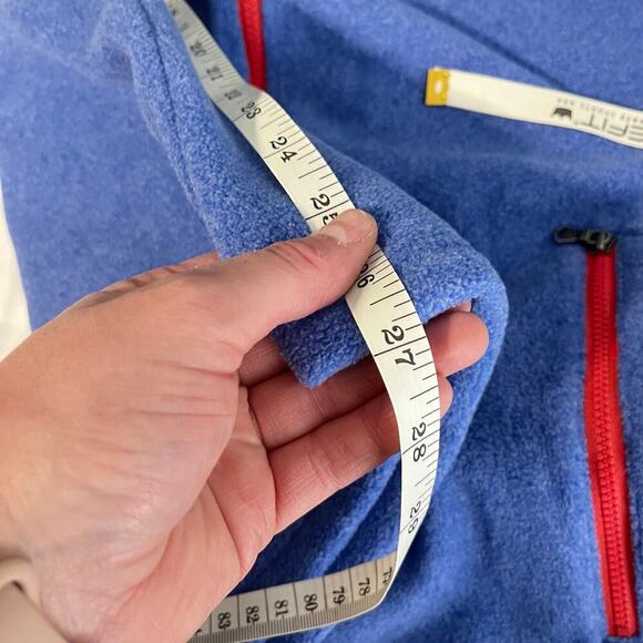 NWT Southern Tide Blue Brushed Fleece Full Zip Nylon Vest Men's Size Medium - Picture 4 of 7